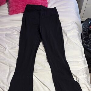 lululemon athletica Black Flared Leggings